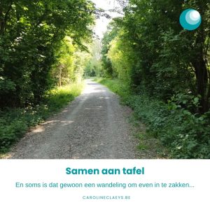 Caroline Claeys - Samen aan tafel - Soms de natuur in