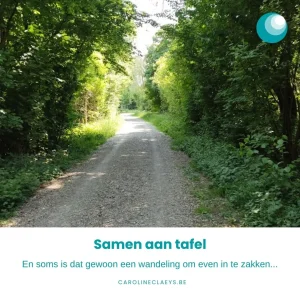 Caroline Claeys - Samen aan tafel - Soms de natuur in
